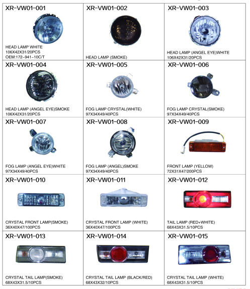 USE FOR V.W.GOLF I SERIES