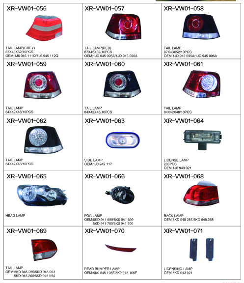 USE FOR V.W.GOLF IV SERIES