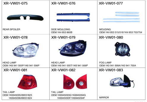 USE FOR V.W.GOLF V SERIES