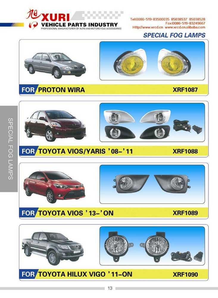 SPECIAL FOG LAMPS